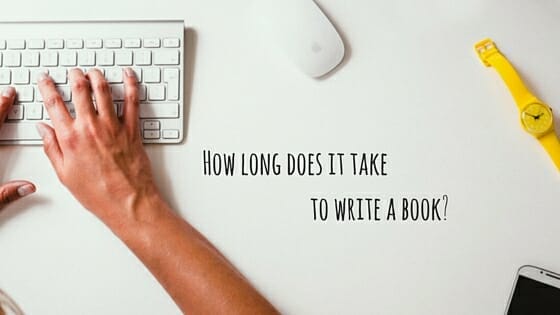 How long it really takes to write a book.
